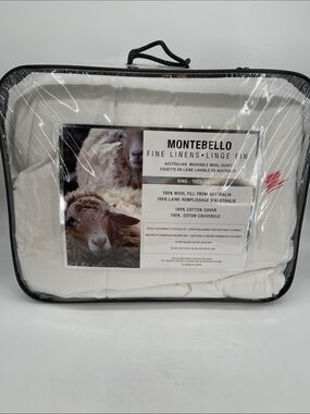 Montebello Australian Washable Wool Duvet Insert New In Bag